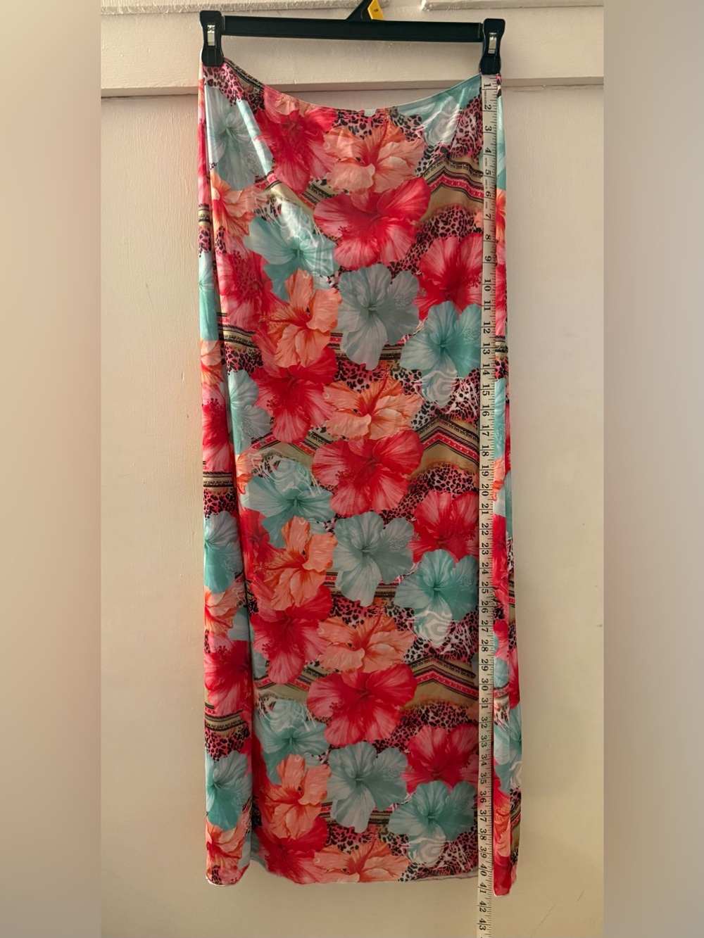 Swimsuit cover up Skirt floral print